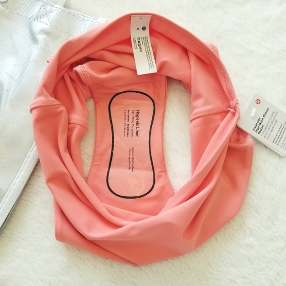 Lululemon Waterside High Waist Skimpy Swim Bikini Bottom Raspberry Creme NWT - Picture 7 of 14